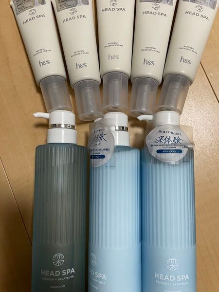 h&s 深体験ヘッドスパ リフレッシュ×さらつや など計8点