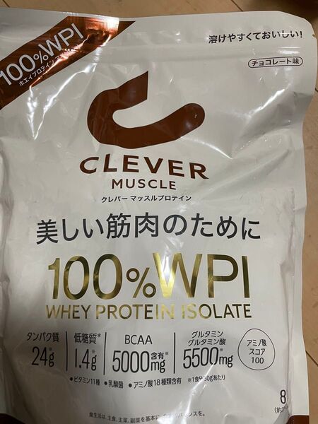 クレバー マッスルプロテイン チョコレート味 900g × 1個