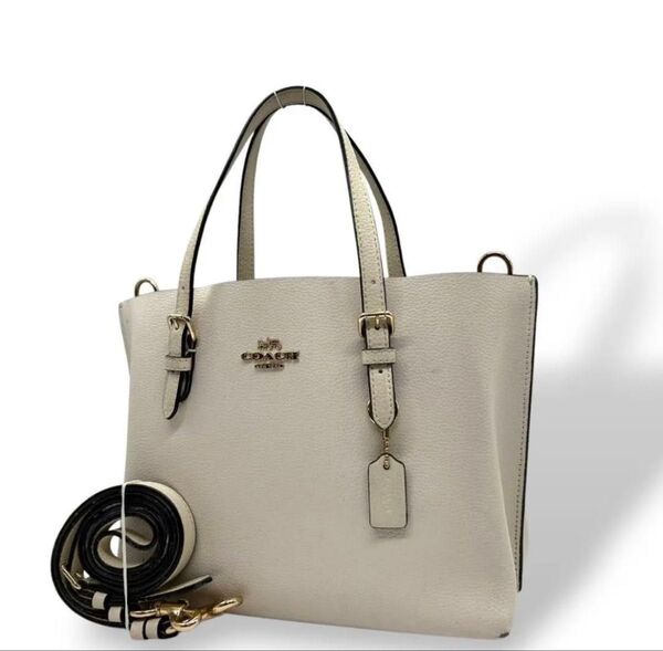COACH ショルダーバッグ ホワイト 2way