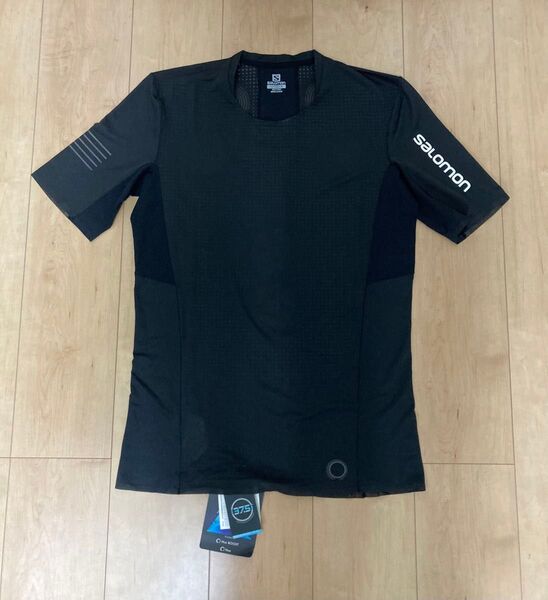サロモン S/LAB エスラボ Tシャツ 半袖 ブラック トレイル ランニング トレラン 新品タグ付き