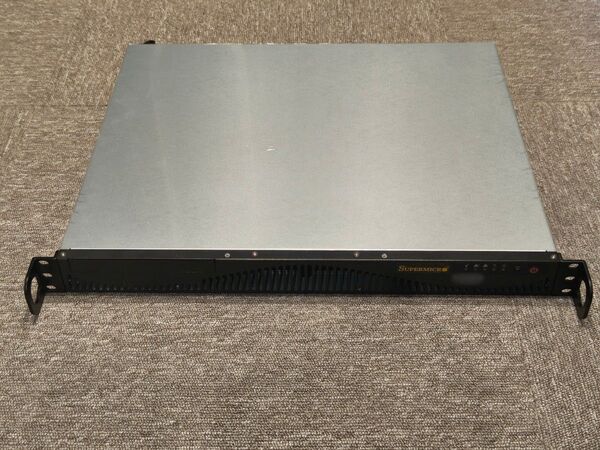 Supermicro 512F-S3X12 1U ラック サーバー Intel Xeon E-2356G CPU 64GB メモリ