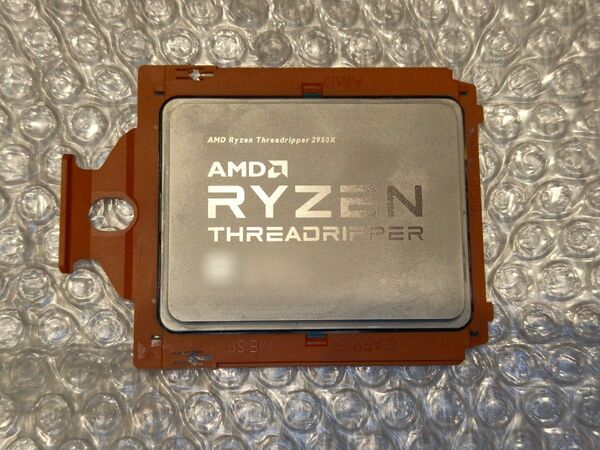 AMD Ryzen Threadripper 2950X CPU TR4 ワークステーション DDR4 付属品あり 動作確認済み
