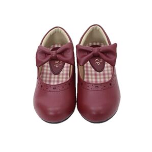 新品未使用 アクシーズファム kids リボンパンプス ワイン X L 21cm