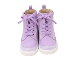 新品未使用 アクシーズファム kids ラメ配色ハイカットスニーカー ラベンダー X L 21cm