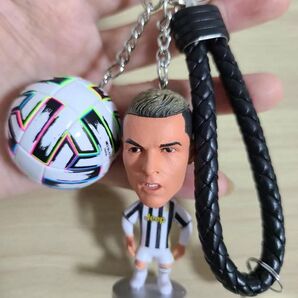 サッカー ユベントス ロナウド 3D立体キーホルダー
