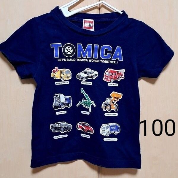 トミカ プリントTシャツ 100 ネイビー バースデイしまむら 西松屋アプレレクール