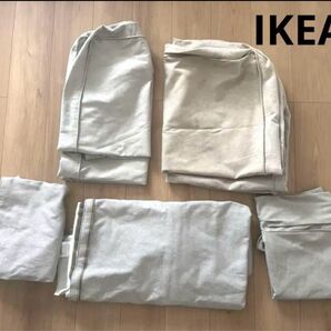 IKEA KIVIK シーヴィク 3人掛けソファーカバー グレー