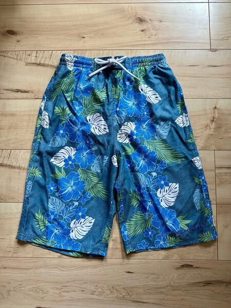 ボディーグローブのサーフパンツ ハーフパンツ メンズ ハイビスカス柄 海パン 水着