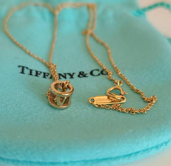 ティファニーTIFFANY&Co. アトラスオープンペンダントネックレス K18