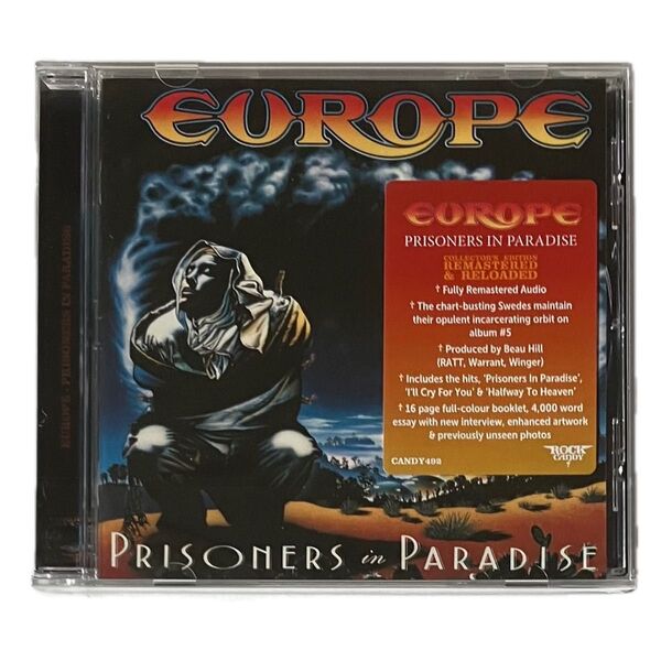 EUROPE PRISONERS IN PARADISE CD アルバム コレクターズ・エディション 未開封