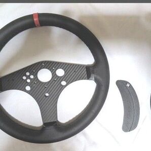 SIMPUSH レーシングゲームステアリングホイール 改造ハンドル T300対応