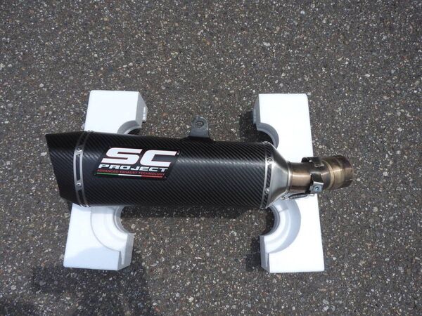 BMW R1250R R1250RS '19-20 SC PROJECT製 マフラー カーボン 車検対応