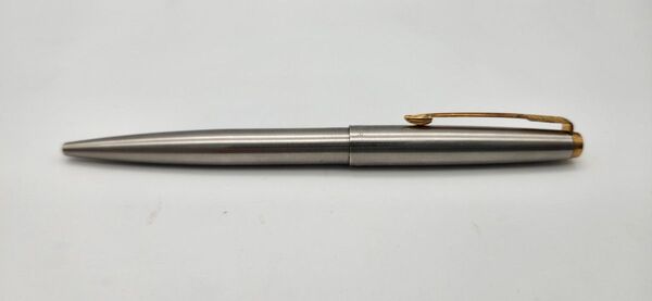 PARKER ステンレスボディ ノック式ボールペ