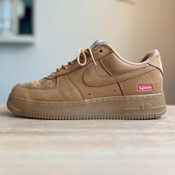 Supreme × Nike Air Force1 Low Flax/Wheat