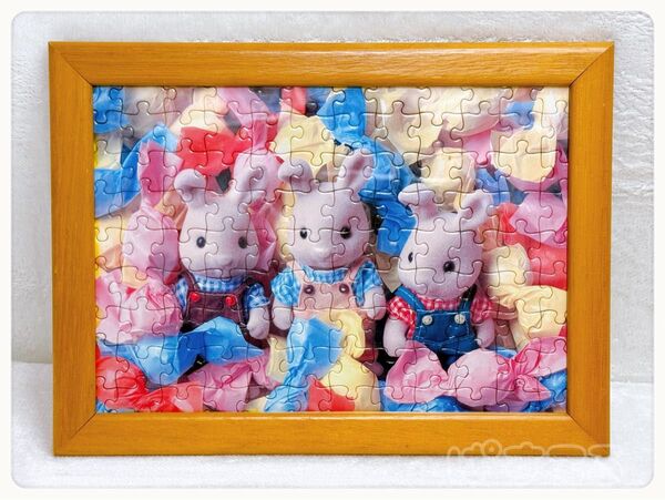 レア シルバニアファミリー パズル 額縁付き