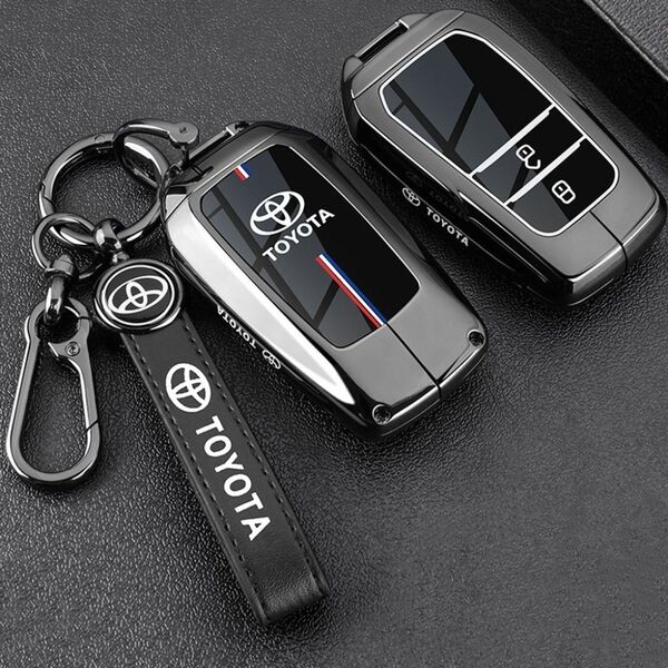 トヨタ スマートキーケース 黒 RAV4 プリウス カローラ ヤリス ハリアー