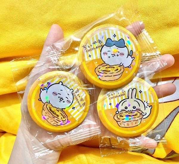 ちいかわ 缶バッジ ちいかわ ハチワレ うさぎ 3点まとめ売り