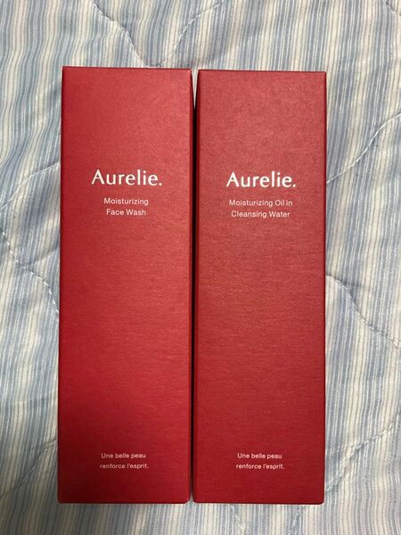 Aurelie モイスチャライジング フェイスウォッシュ&クレンジングウォーター 2個セット