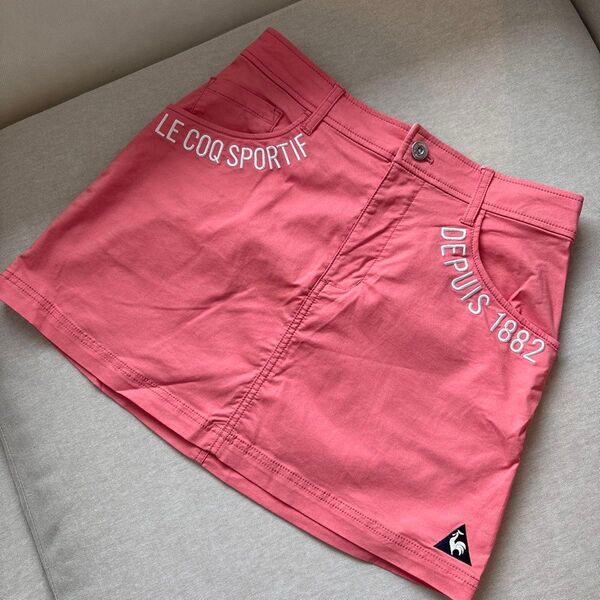 LE COQ SPORTIF ピンクスカート ゴルフウェア サイズ7