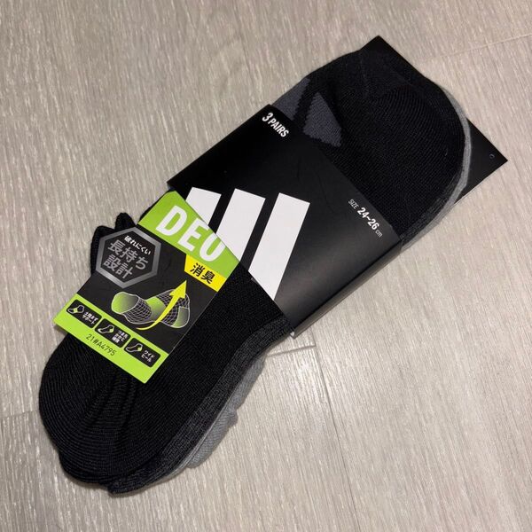 アディダス adidas 靴下 ソックス 2426 3足