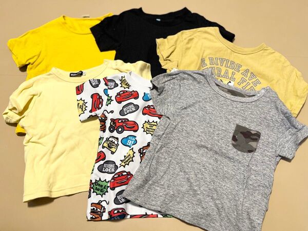 子供服 半袖Tシャツ 6枚セット まとめ売り 90サイズ&95サイズ UNIQLO キムラタン ミキハウス
