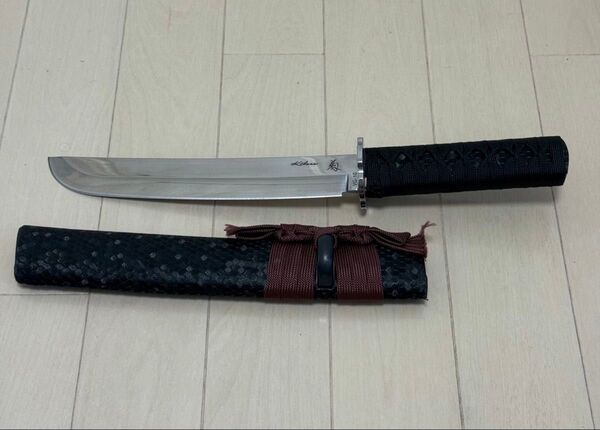 日本刀風 ナイフ 鞘付 VG-10 アウトドア サバイバルナイフ日本刀