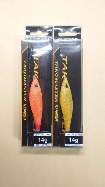 シマノ タコマスター スッテ M フラッシュブースト メダツオレンジ バナナグロー 2色セット