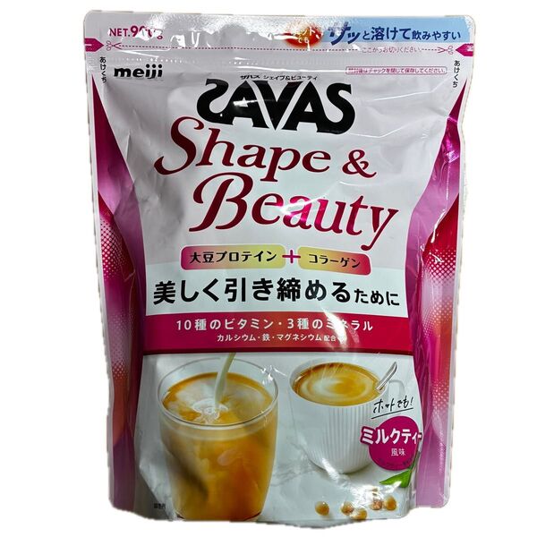 meiji SAVAS ザバス Shape & Beauty ミルクティー風味 900g