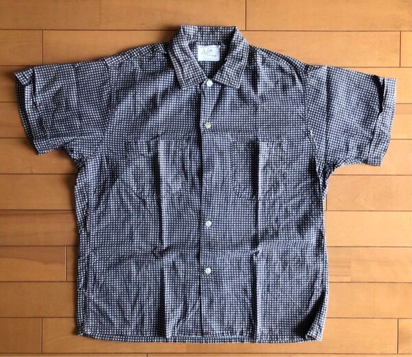 60s Di Lido sportswear ボックスシャツ 総柄 ドット 半袖 Mサイズ 15-M-151/2 ヴィンテージ古着
