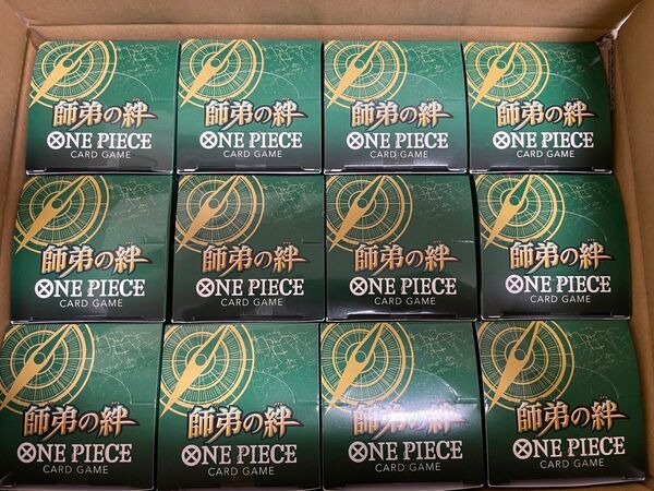 ワンピースカード 師弟の絆 1カートン分 12box 288パック