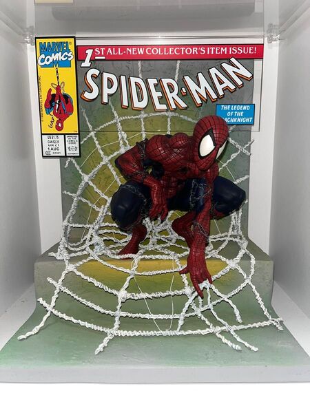 スパイダーマン コミックブック シーンレプリカ マーベル MARVEL