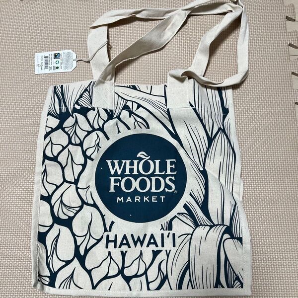 タグ付未使用 Whole Foods エコバッグ ハワイ限定