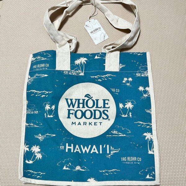 タグ付未使用 Whole Foods エコバッグ ハワイ限定
