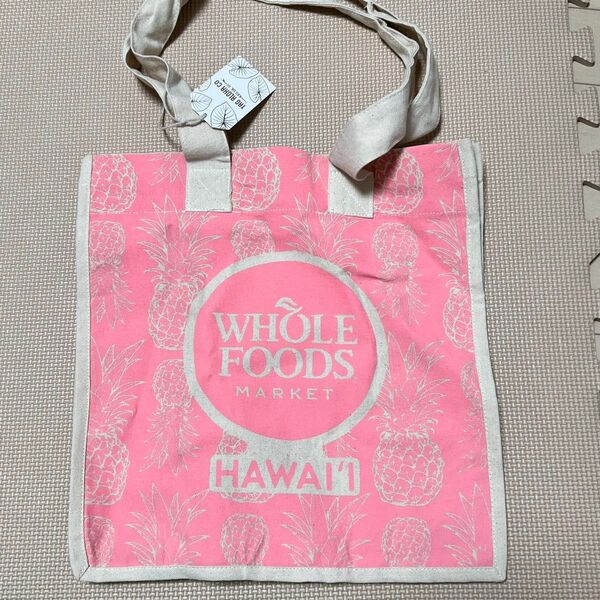 タグ付未使用 Whole Foods エコバッグ ハワイ限定