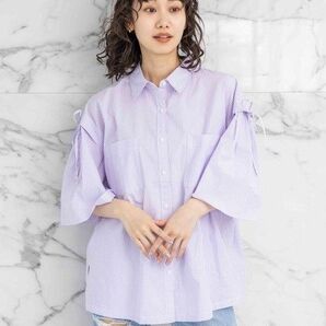 【お買得】niko and... マルチWAY5分丈袖シャツ