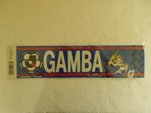 ガンバ大阪 GAMBA ロゴ サッカー Jリーグ 公式 ステッカー シール/ ワッペン 刺繍 ビンテージ 日本 パッチ ユニフォーム ② B01