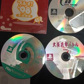 PS ディスクのみ 体験版ソフトセット プレイ98 グランツーリスモ 大阪湾岸バトル フェイズパラドックス