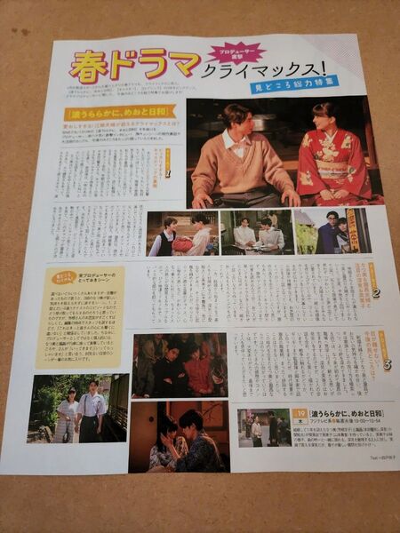 芳根京子・本田響矢・波うらかに、めおと日和・切り抜き