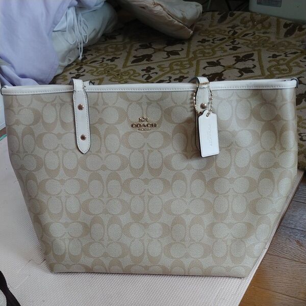 COACH トートバッグ ベージュ