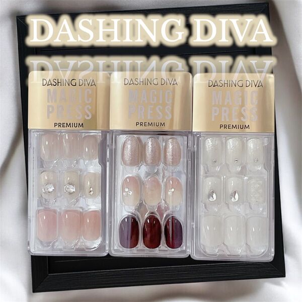 DASHING DIVA ダッシングディバ マジックプレス 3点セット ルーセントピンク レディボルドー ソフトホワイト