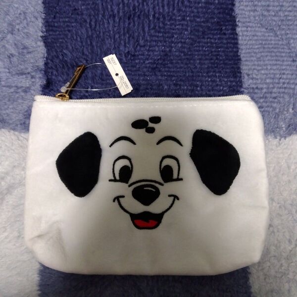 新品未使用 タグ付き 101匹わんちゃん フェイスポーチ ポーチ 化粧ポーチ