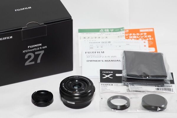 良品★FUJIFILM 富士フイルム XF 27mm F2.8 R WR
