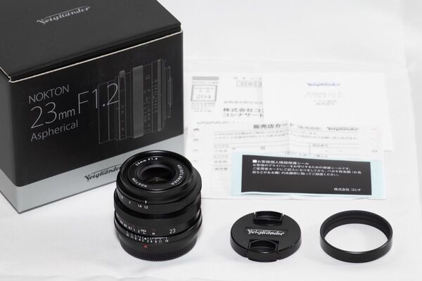 良品★コシナ フォクトレンダー Voigtlander NOKTON 23mm F1.2★富士フイルム Xマウント
