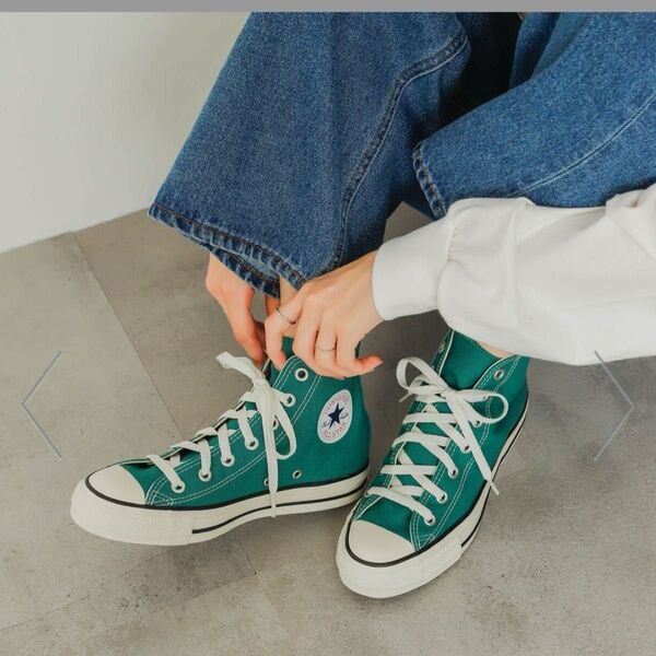 CONVERSE ALL STAR HIカットスニーカー グリーン