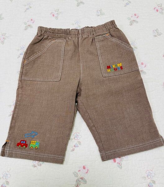 MIKIHOUSE ミキハウス ハーフパンツ 半ズボン 90 95サイズ 車 トラック