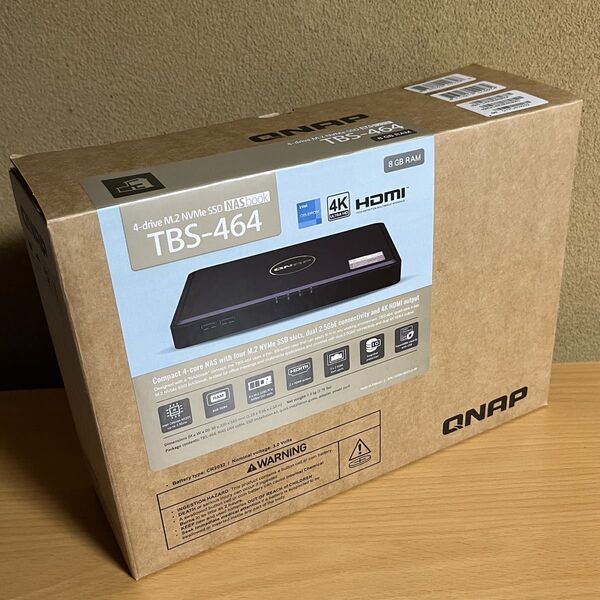 【値下げ】未開封・未使用 QNAP TBS-464 フラッシュストレージNAS