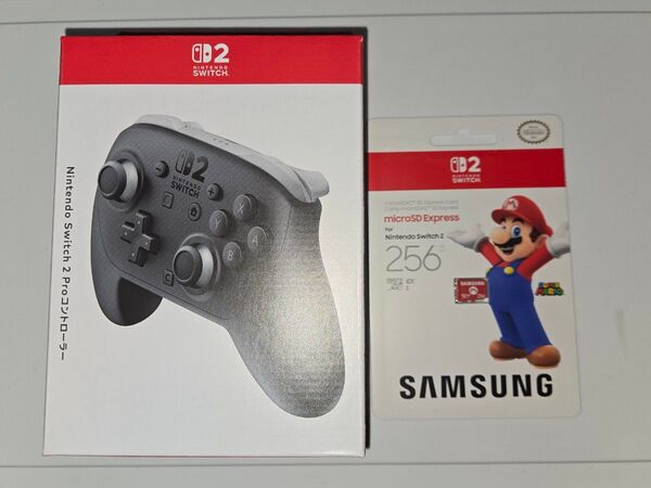Nintendo Switch 2 Pro コントローラー microSD Express
