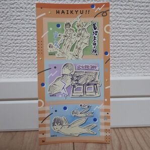 【激推しクーポンで500円オフ】ハイキュー ファンパーク シールプリントコレクション 日向 影山 トビウオ 西谷
