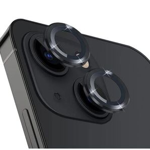 iPhone15 iphone 15 Plus カメラ カバー カメラフィルム レンズ ガラス 保護フィルム 薄型 ブラック