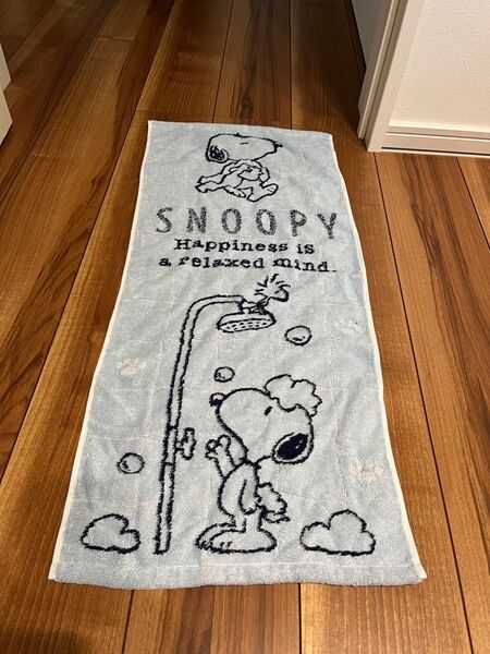 SNOOPY スヌーピー フェイスタオル 未使用品